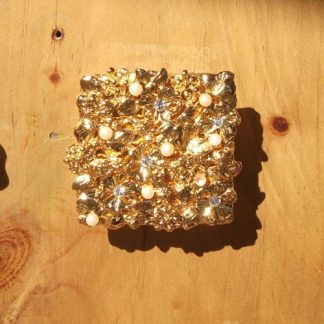 0132 pomolo con strass e perline