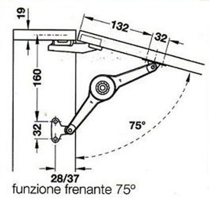 66.611 supporto per sportelli in legno o con telaio in alluminio - immagine 3