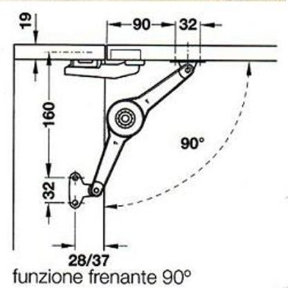 66.611 supporto per sportelli in legno o con telaio in alluminio - immagine 4