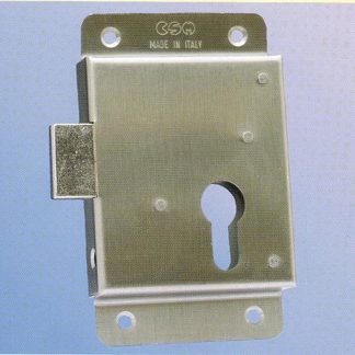 730 serratura da applicare in acciaio Inox con catenaccio una mandata******CHIEDERE PER DISPONIBILITA'******