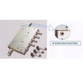 608 ricambio serratura porta blindata effepi. Dimensioni mm 205x305