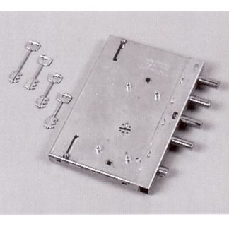 424 Ricambio serratura porta blindata Gardesa. Dimensioni 205x305 mm