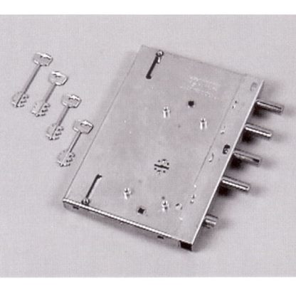 424 Ricambio serratura porta blindata Gardesa. Dimensioni 205x305 mm