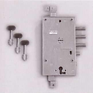 501 Ricambio serratura porta blindata Torterolo e Re. Dimensioni mm 136x254