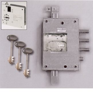 502 Ricambio serratura porta blindata Torterolo e Re. Dimensioni mm 136x206