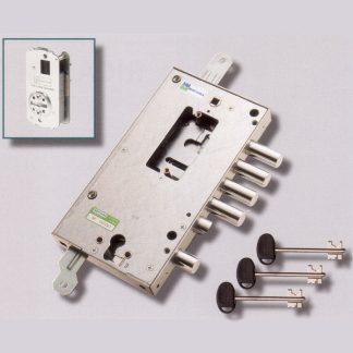 605 ricambio serratura porta blindata effepi. Dimensioni mm 136x254