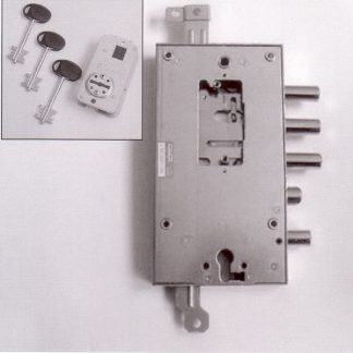 506 Ricambio serratura porta blindata Torterolo e Re. Dimensioni mm 136x254