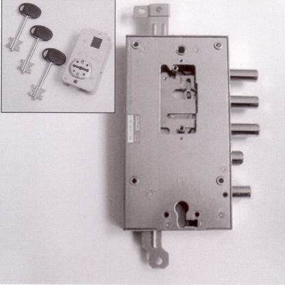 506 Ricambio serratura porta blindata Torterolo e Re. Dimensioni mm 136x254
