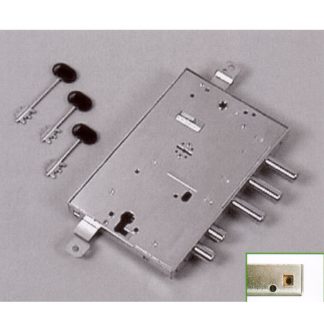 414 Ricambio serratura porta blindata Gardesa. Dimensioni 162x254 mm