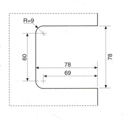 572V  serratura per porte in vetro con spessore da mm 8-12 - immagine 4