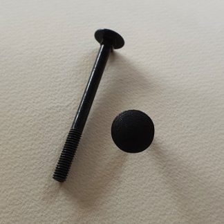 1680 Bullone testa tonda zincato nero
