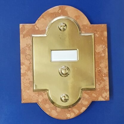 1001-1 pulsantiera 1 nominativo base in marmo € 40,00 + IVA