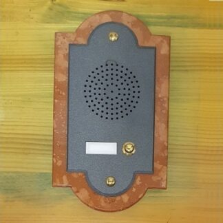 1000-1 pulsantiera 1 nominativo base in marmo € 82,00 + IVA