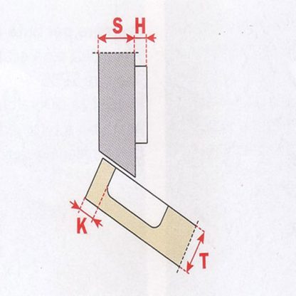 S106 cerniera per mobili Collo 30 - immagine 2